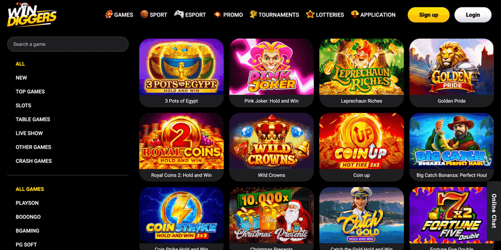 Online Casino Experience at Success Diggers Online Casino