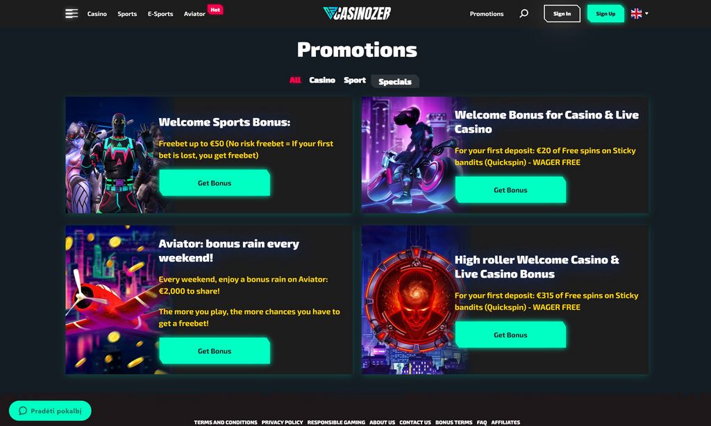 Avantages Casinozer Casino en ligne 2025 Avantages Casinozer Casino en ligne 2025